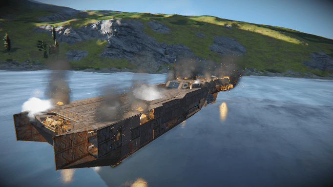 Rusty under bits cargo transport v.1.0 — Space Engineers Steam Workshop preview image