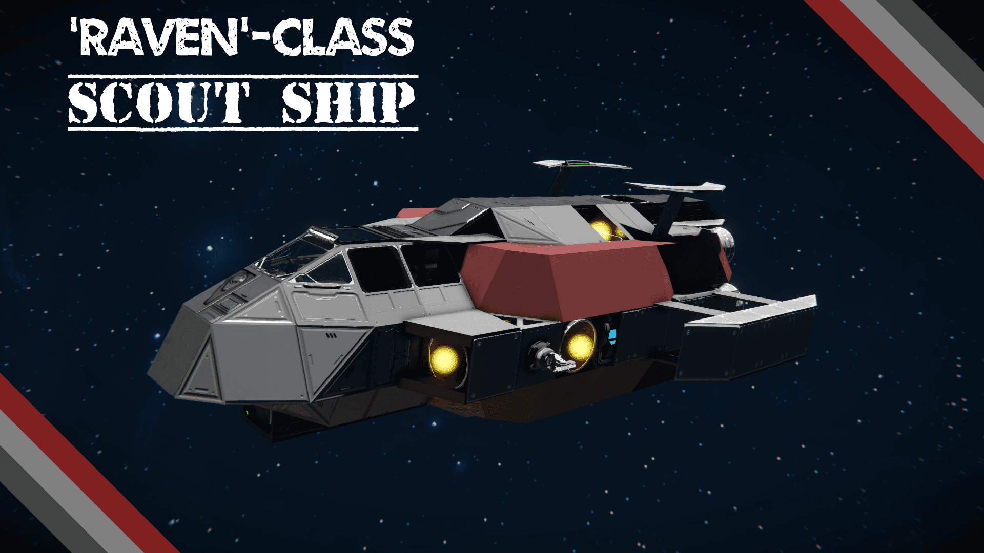 'Raven'-Class Scout Ship — Space Engineers Workshop preview