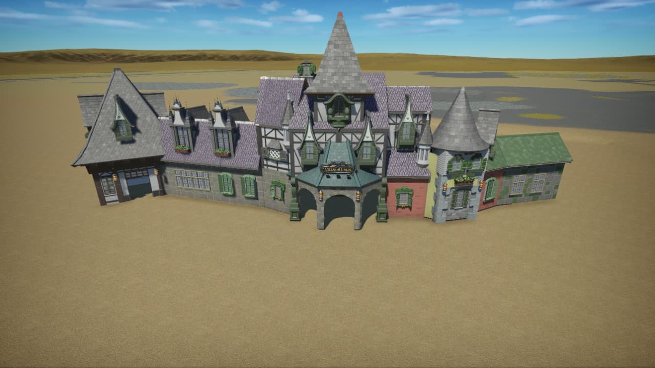 Disneyland Village Haus — Planet Coaster Workshop preview