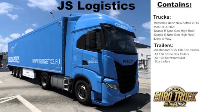 JS Logistic Skin Pack V2 — Euro Truck Simulator 2 Workshop preview