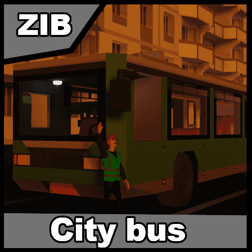 City bus (ZIB) — Stormworks: Build and Rescue Steam Workshop preview image