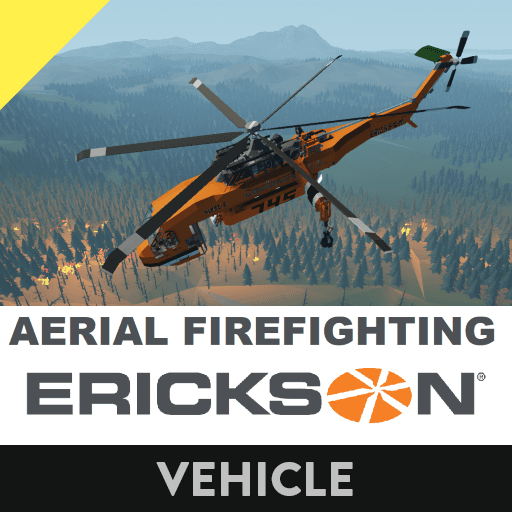 Erickson Air Crane S-64 Aerial Firefighting version — Stormworks: Build and Rescue Steam Workshop preview image