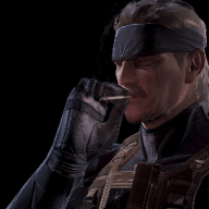 Metal Gear Solid 4: Guns of the Patriots - Old Snake Smoking (Install Animation) — Wallpaper Engine Steam Workshop preview image