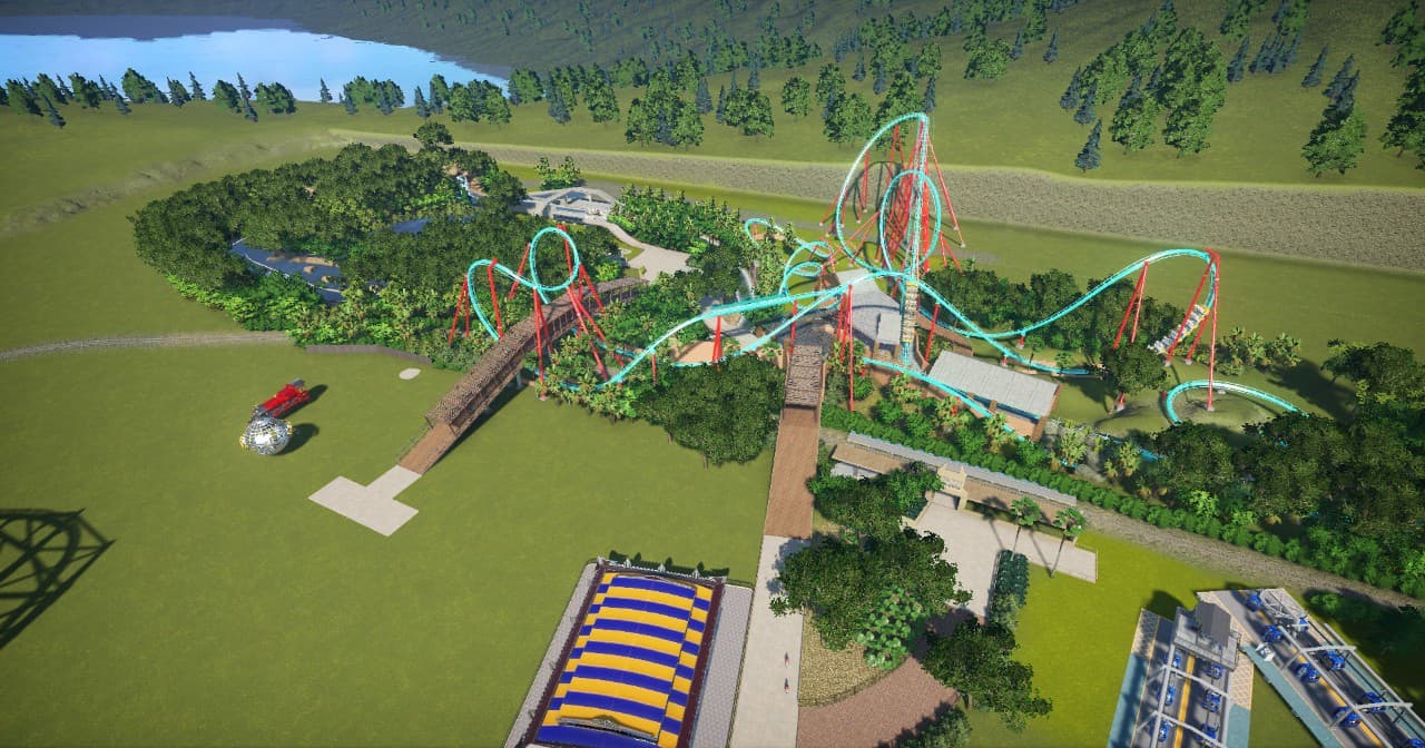 Unfinished Busch Gardens Tampa Recreation — Planet Coaster Steam Workshop preview image