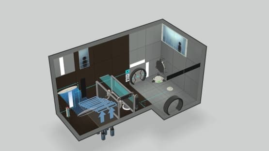 short+small p1 chamber — Portal 2 Steam Workshop preview image