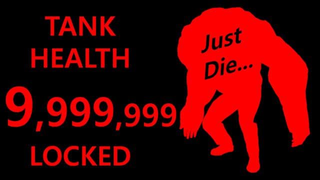 [Hell Mode Lv. Max] Tank H.P 9,999,999 Locked — Left 4 Dead 2 Steam Workshop preview image