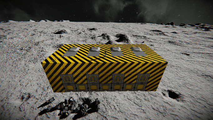 海啸四联装发射模组 — Space Engineers Steam Workshop preview image