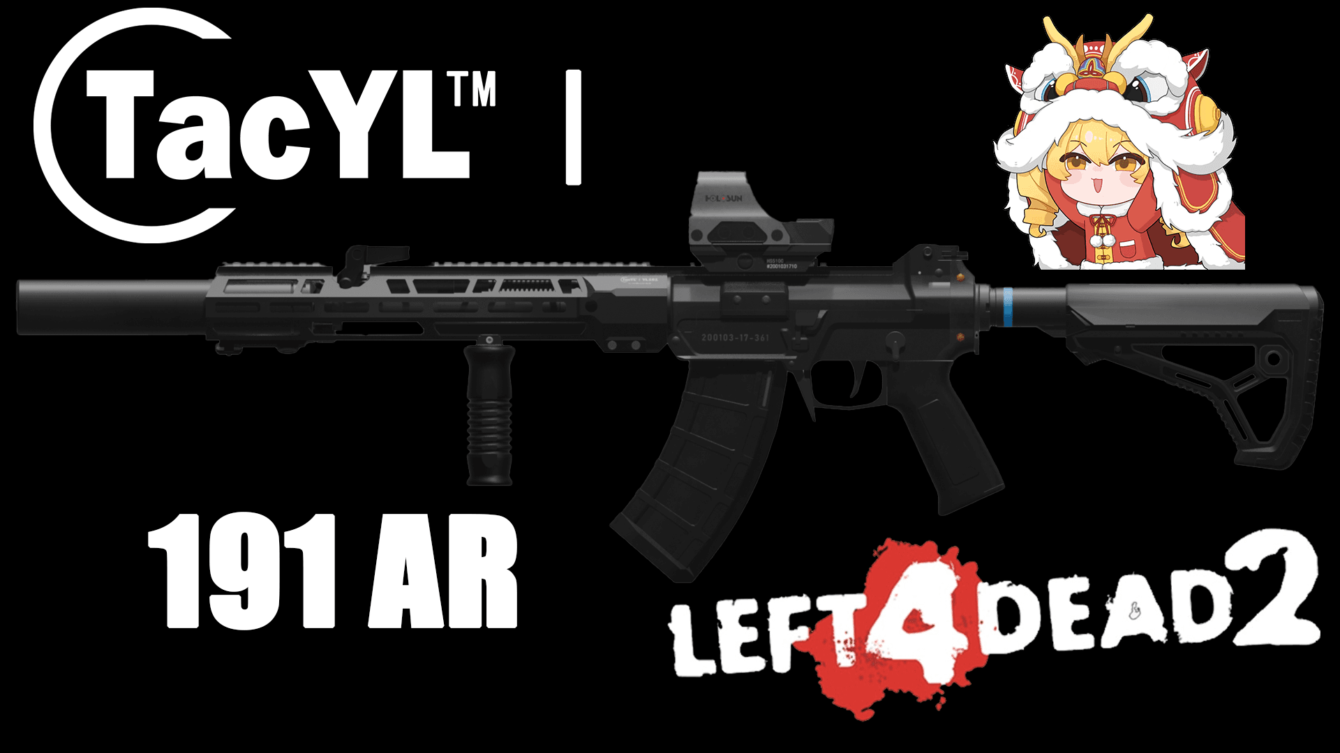 TacYL QBZ191AR replace Desert Rifle — Left 4 Dead 2 Steam Workshop preview image