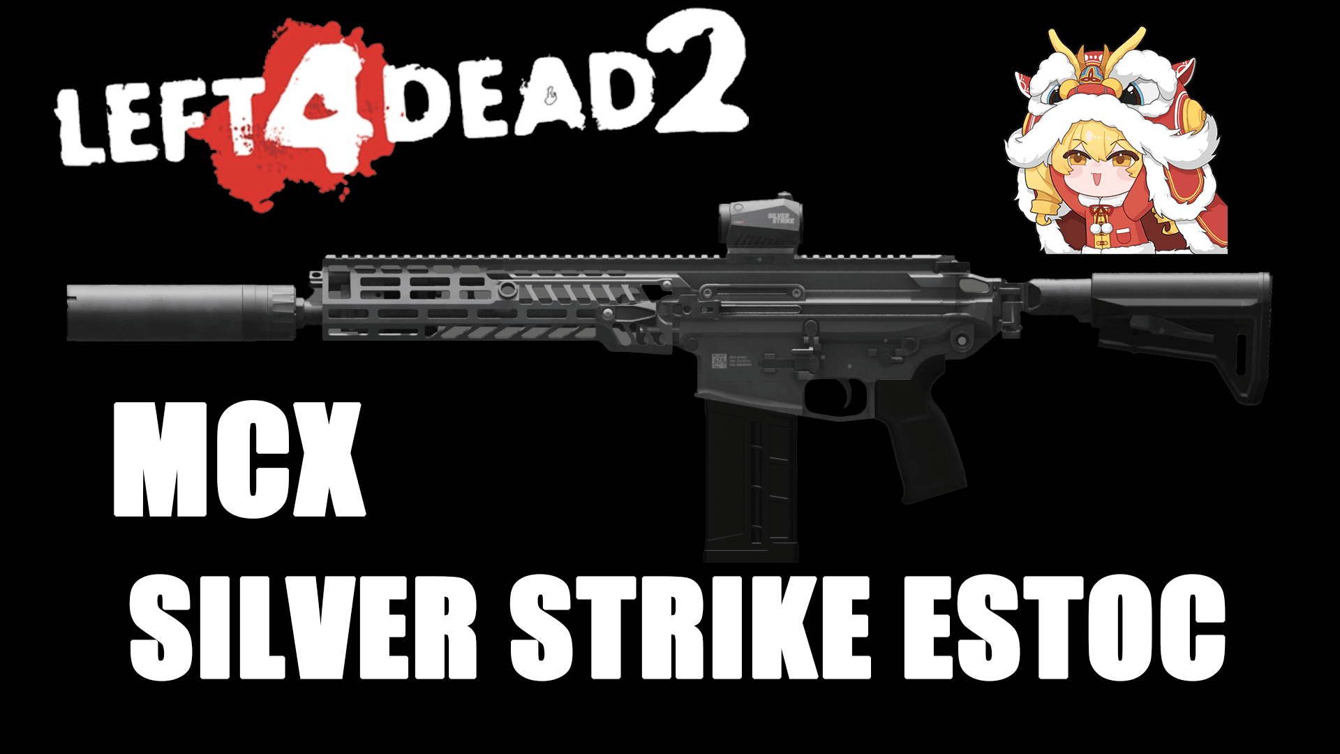 SILVER STRIKE ESTOC replace M16 — Left 4 Dead 2 Steam Workshop preview image