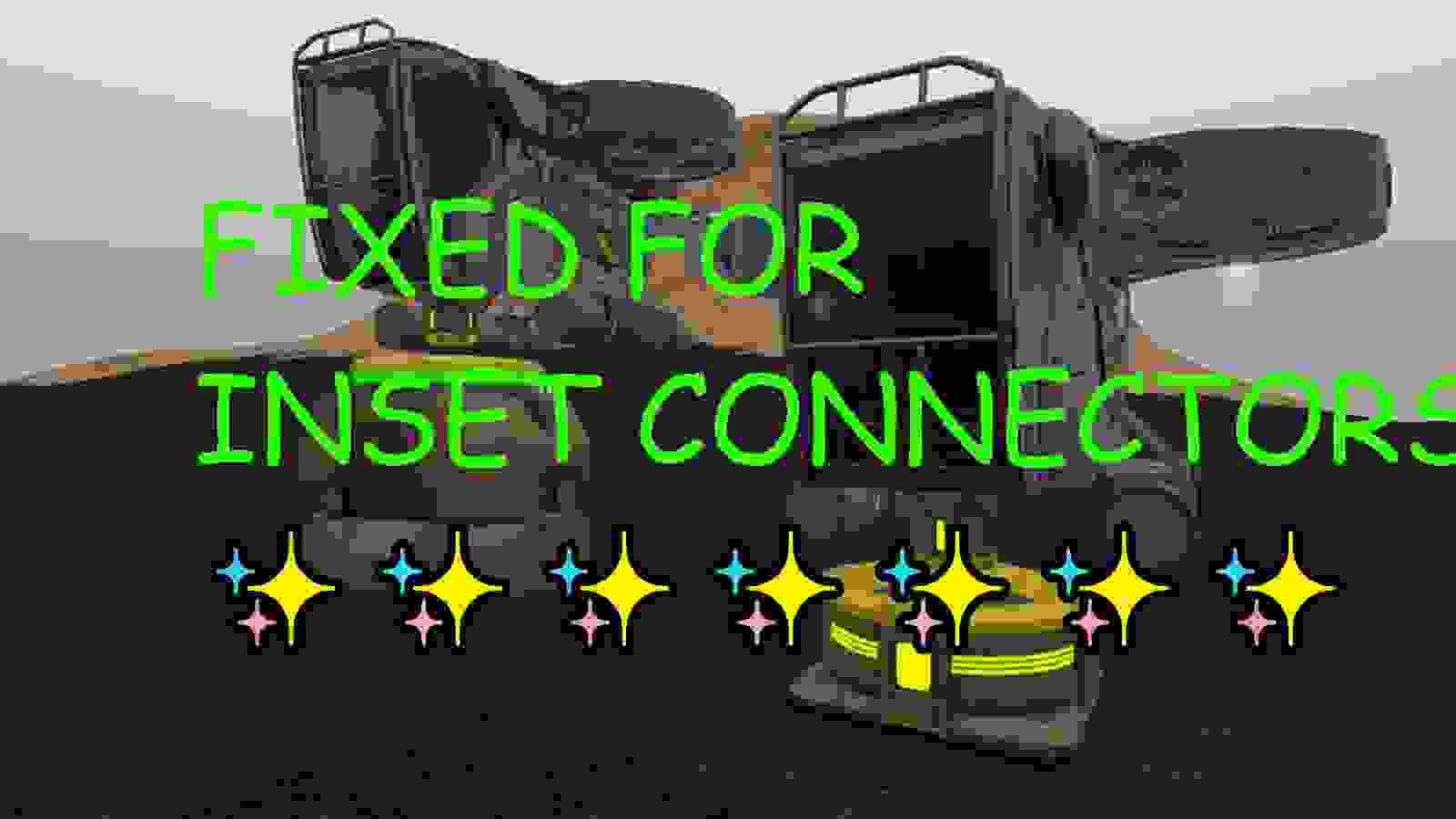 Small & Large Connector Compatibility - Updated for Inset Connectors — Space Engineers Workshop preview
