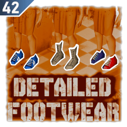 Detailed Footwear — Project Zomboid Workshop preview