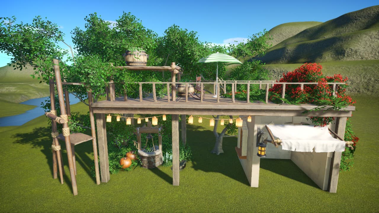简单一层花园小楼 — Planet Coaster Steam Workshop preview image