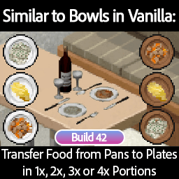 Serving Plates: Make your plates useful for Build 42 — Project Zomboid Steam Workshop preview image