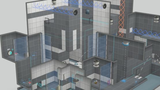 companion cube collection 16/20 funnel fling — Portal 2 Steam Workshop preview image