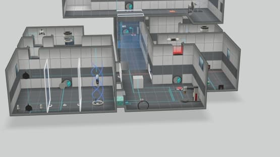 companion cube collection 17/20 doors and walls — Portal 2 Workshop preview