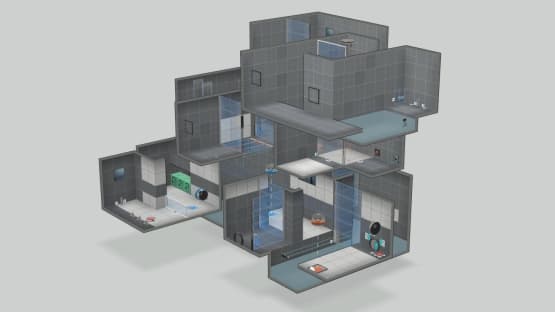 companion cube collection part 19/20 gel. thats it — Portal 2 Steam Workshop preview image