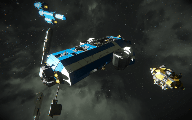 TT-820 Freighter (no dlc) — Space Engineers Workshop preview