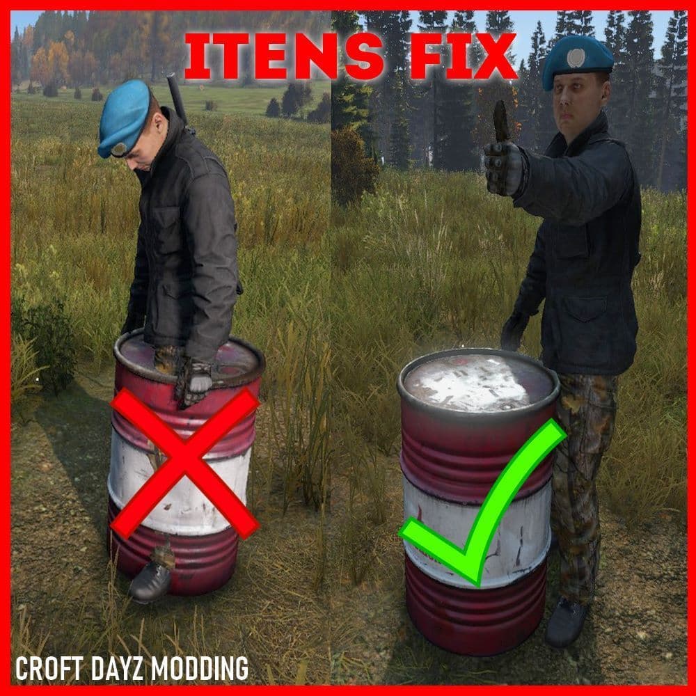 CROFT ItensFIX — DayZ Steam Workshop preview image