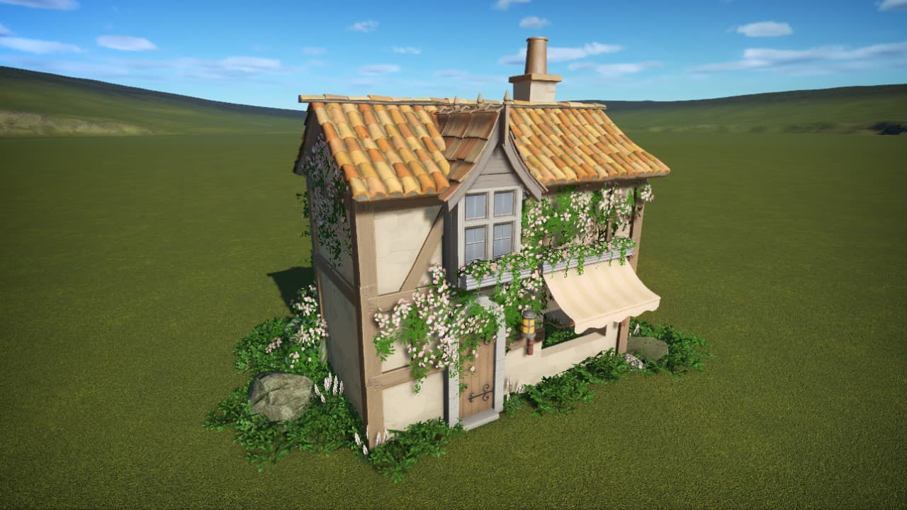002-小商店-春 — Planet Coaster Workshop preview