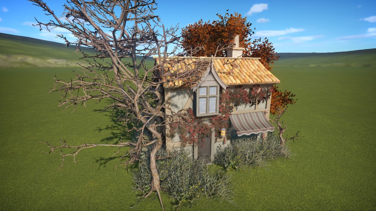 002-小商店-秋 — Planet Coaster Steam Workshop preview image