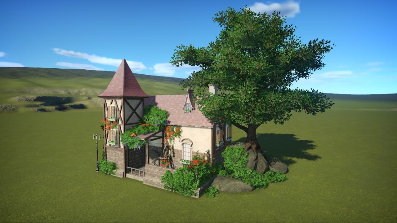003-01-二层居民小楼 — Planet Coaster Workshop preview