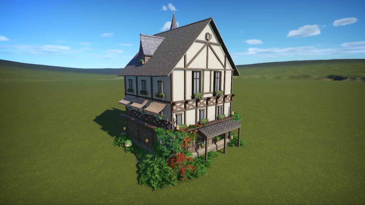 004-三层商店小楼 — Planet Coaster Steam Workshop preview image