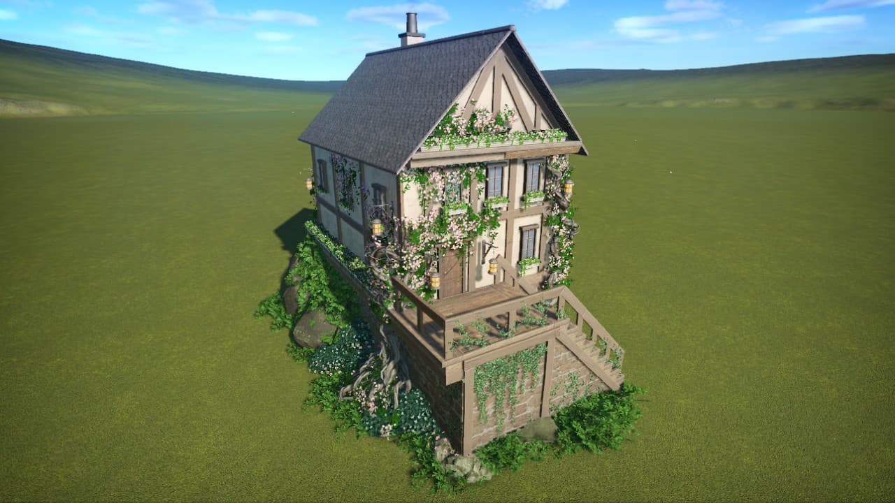 005-01-二层居民小楼 — Planet Coaster Workshop preview