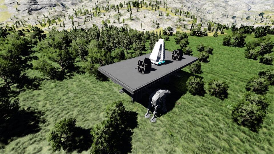 Star Wars Endor Scene — Space Engineers Steam Workshop preview image