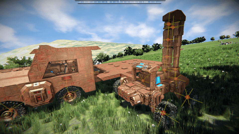 starter rusty truck w forklift — Space Engineers Workshop preview