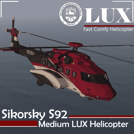 Executive Sikorsky S92 Luxury Passenger Transport Helicopter — Stormworks: Build and Rescue Workshop preview