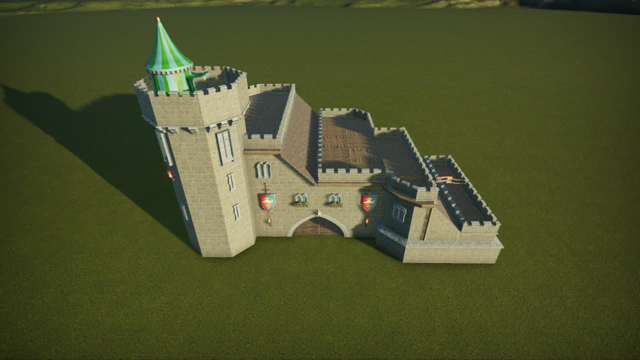 castle with services inside — Planet Coaster Steam Workshop preview image