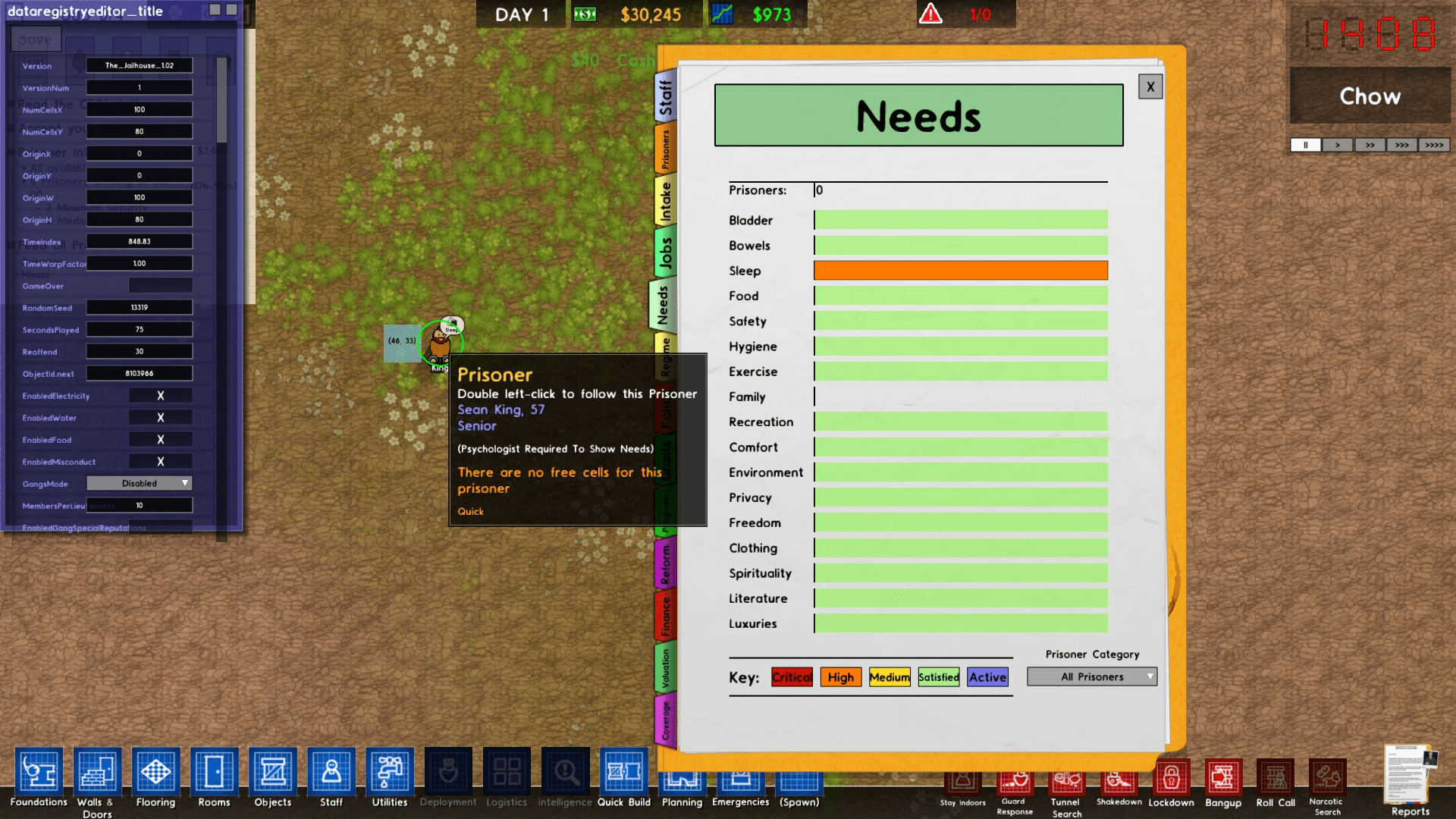 No more Cranky Seniors — Prison Architect Workshop preview