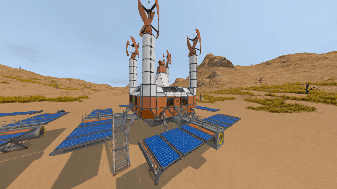 Modular Base  Starter Hub — Space Engineers Workshop preview