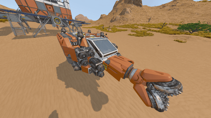 Smol Atmo Miner MK2 For Starter Hub — Space Engineers Workshop preview