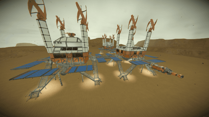 Modular Base  SH, IH, MH TALL — Space Engineers Workshop preview