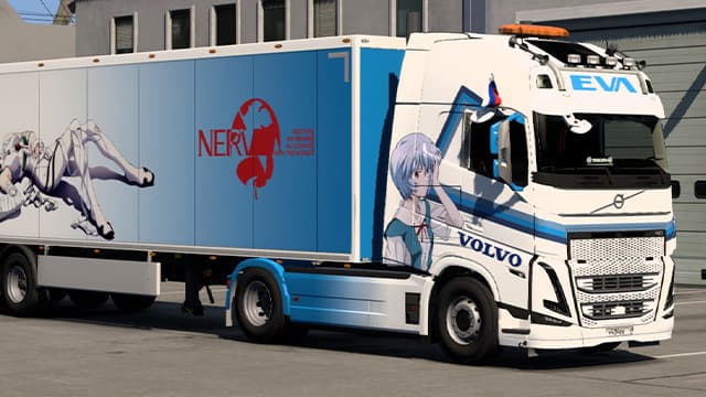 Volvo FH5 Ayanami Rei — Euro Truck Simulator 2 Steam Workshop preview image