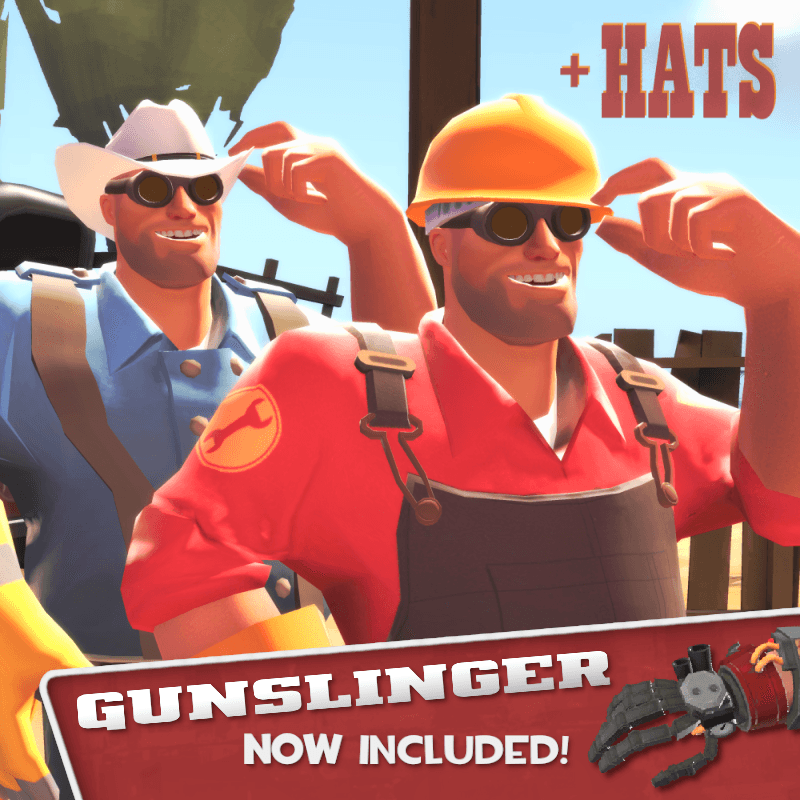 TF2 Engineer PM + Hats — Garry's Mod Workshop preview