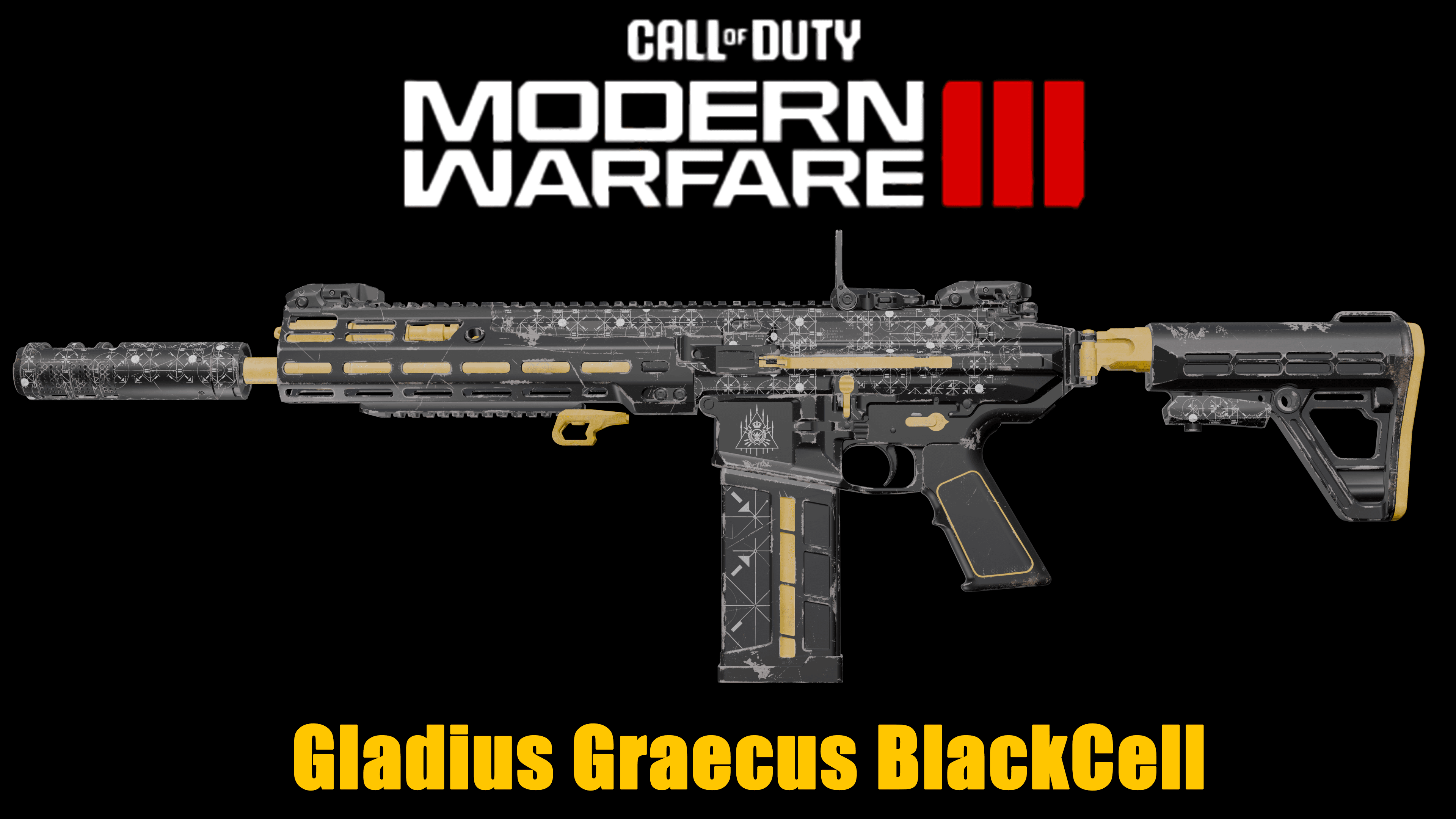 COD:MW23 BAS-B Gladius Graecus BlackCell replace M16 — Left 4 Dead 2 Steam Workshop preview image