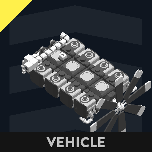 Plane engine flat 8 3x3 — Stormworks: Build and Rescue Workshop preview