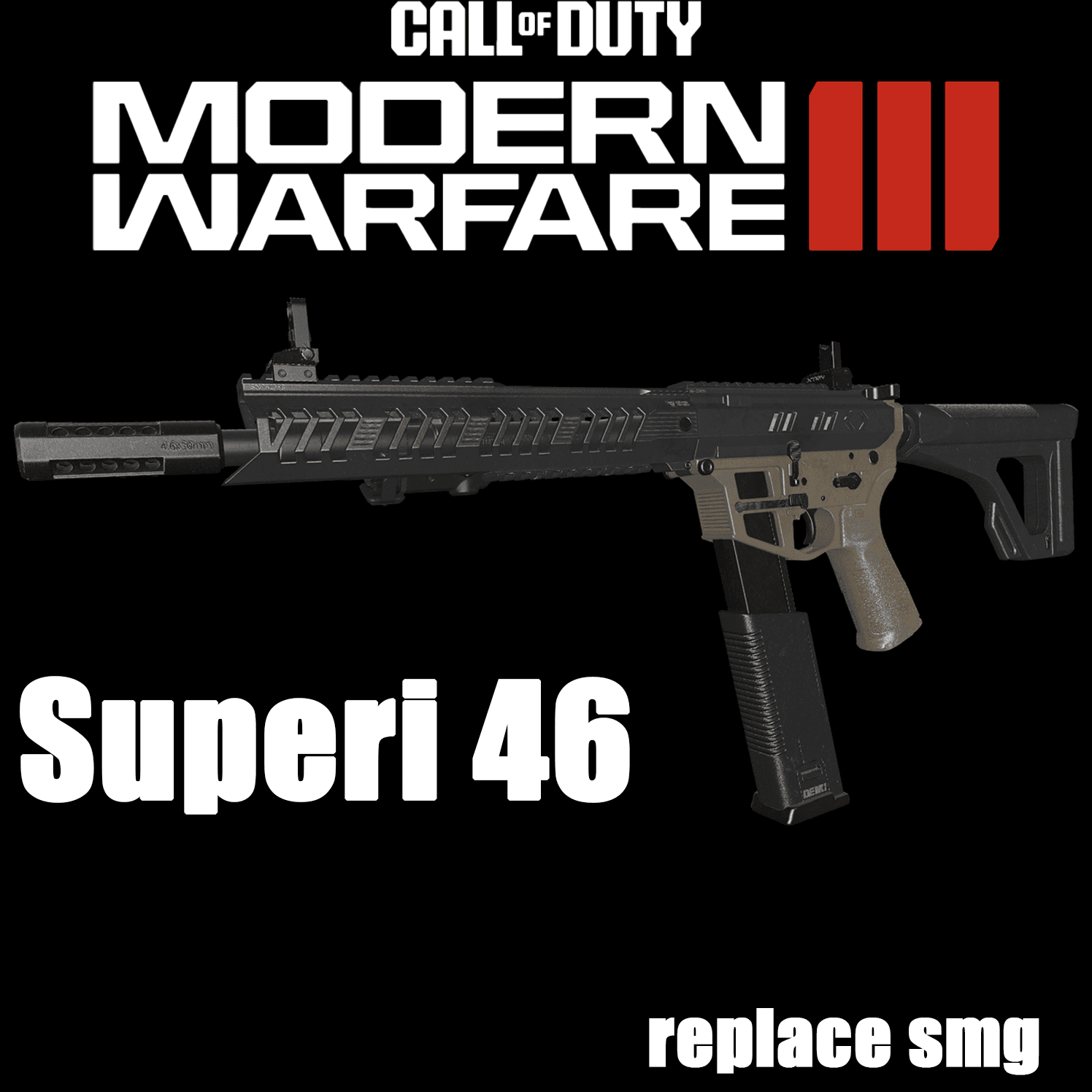 COD:MW23 Superi 46 replace SMG — Left 4 Dead 2 Steam Workshop preview image