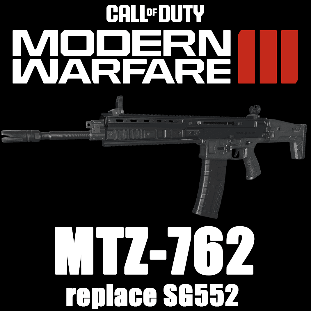 COD:MW23 MTZ-762 replace SG552
 — Left 4 Dead 2 Steam Workshop preview image