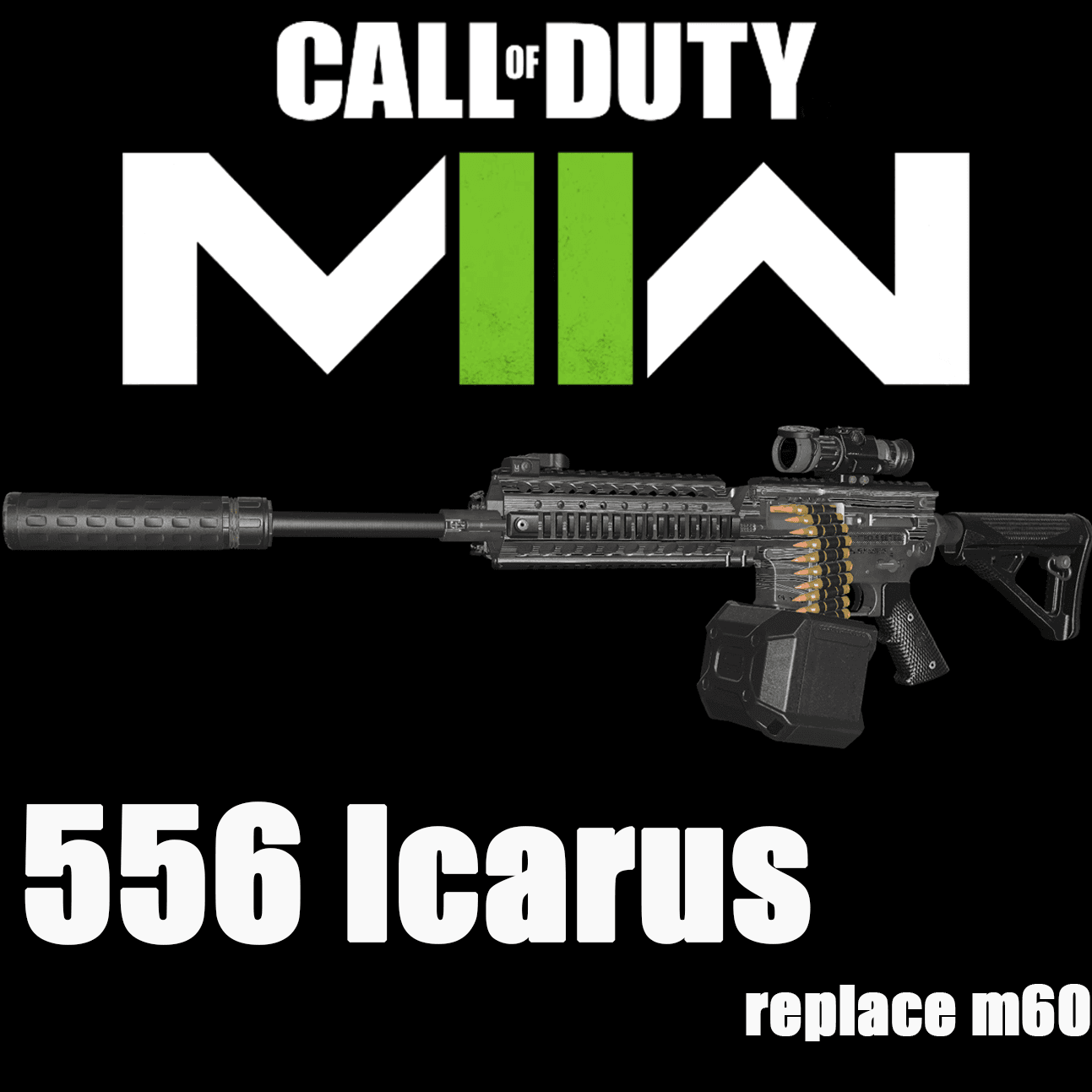 COD:MW22 Icarus 556 replace M60
 — Left 4 Dead 2 Steam Workshop preview image