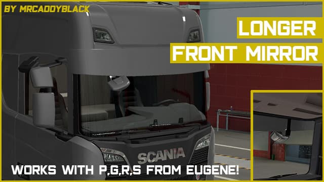 Lower Mirror for Scania Next Gen — Euro Truck Simulator 2 Steam Workshop preview image