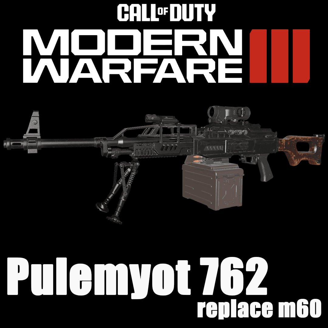 COD:MW23 Pulemyot 762 replace M60
 — Left 4 Dead 2 Steam Workshop preview image