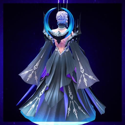 Monarch of the Frozen Moon - Back - ARCANA REFIT — Dota 2 Steam Workshop preview image