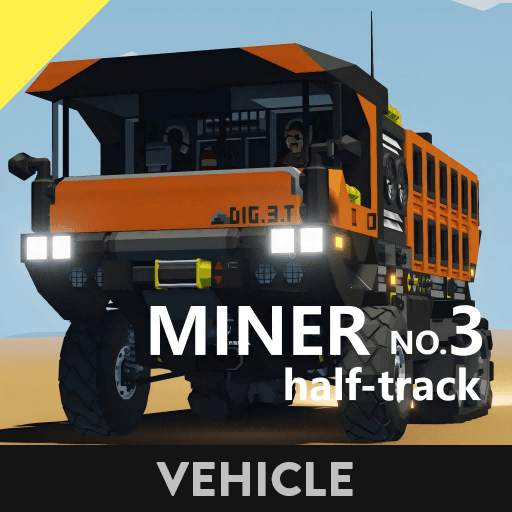 MINER 3 half-track — Stormworks: Build and Rescue Steam Workshop preview image