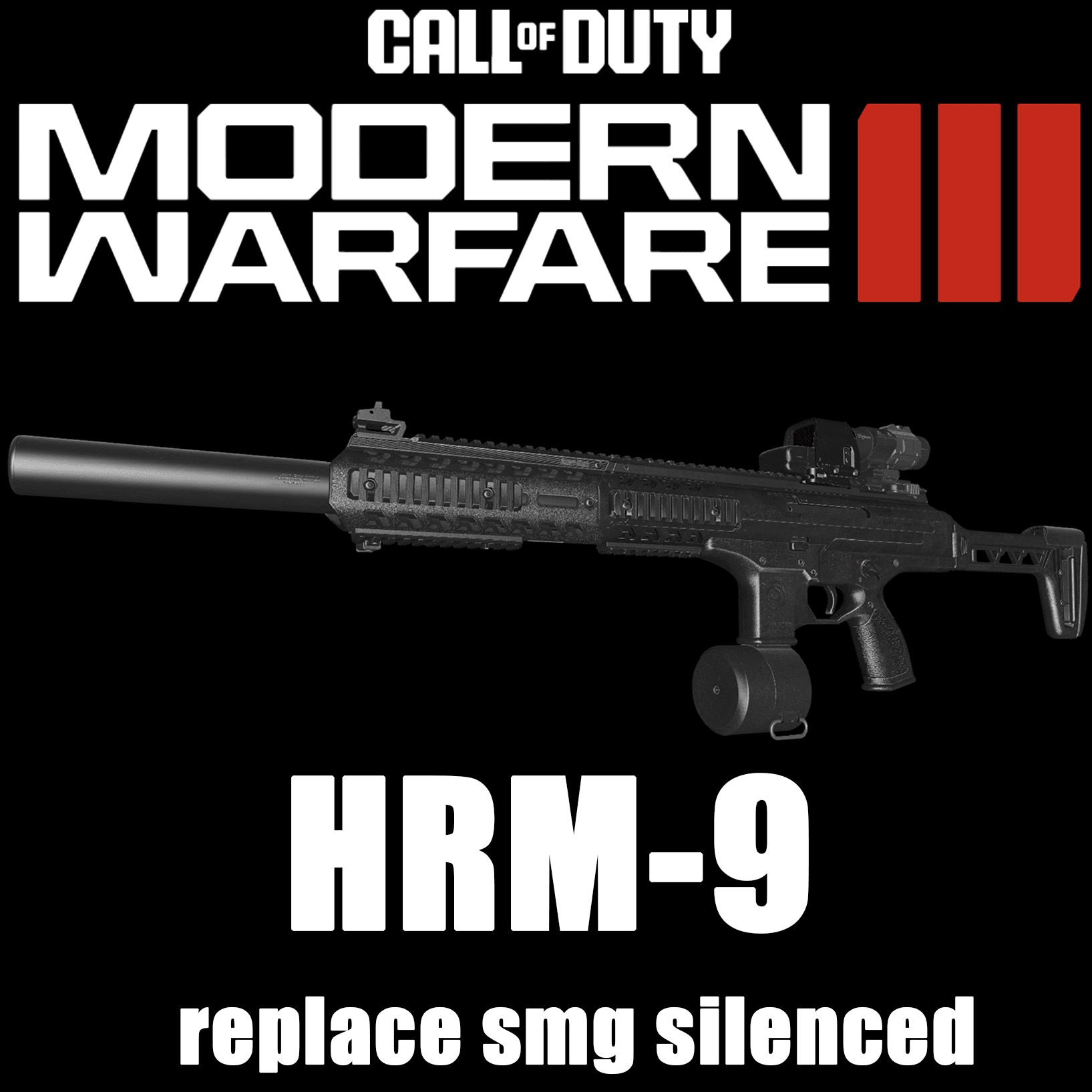 COD:MW23 HRM-9 replace SMG silenced
 — Left 4 Dead 2 Steam Workshop preview image