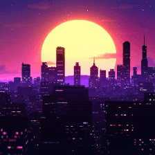 Neon Skyline by VISUALDON - 4K 60fps — Wallpaper Engine Steam Workshop preview image