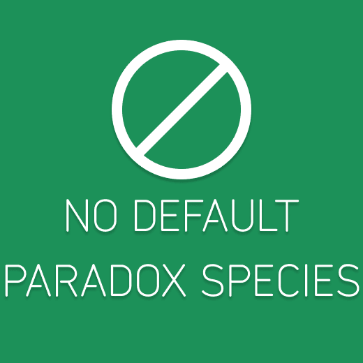 No Default Paradox Species - Ironman / Achievement Compatible (Any Version / Any DLC Combinations) — Stellaris Steam Workshop preview image