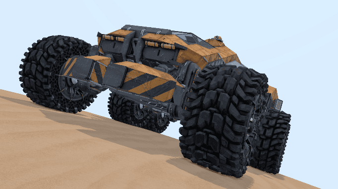 Touhikou ReReworked - Ultimate Racer Rover — Space Engineers Workshop preview